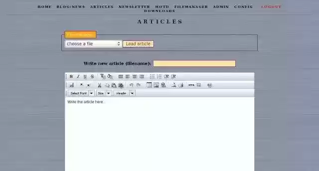 Download web tool or web app Pithcms - Easy flat file cms