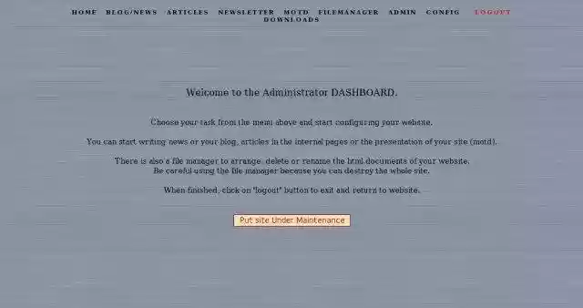 Download web tool or web app Pithcms - Easy flat file cms