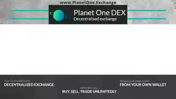 Free download Planet One Decentralised Exchange (DEX) Goes Live on Tron Blockchain video and edit with RedcoolMedia movie maker MovieStudio video editor online and AudioStudio audio editor onlin
