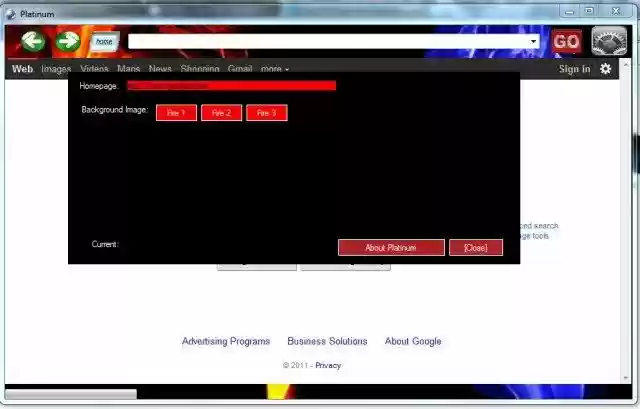 Download web tool or web app Platinum
