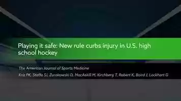 Free download Playing it safe: New rule curbs injury in U.S. high school hockey video and edit with RedcoolMedia movie maker MovieStudio video editor online and AudioStudio audio editor onlin