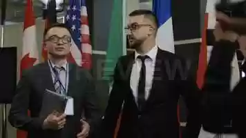 Free download Politician Talks To Press Stock Video video and edit with RedcoolMedia movie maker MovieStudio video editor online and AudioStudio audio editor onlin