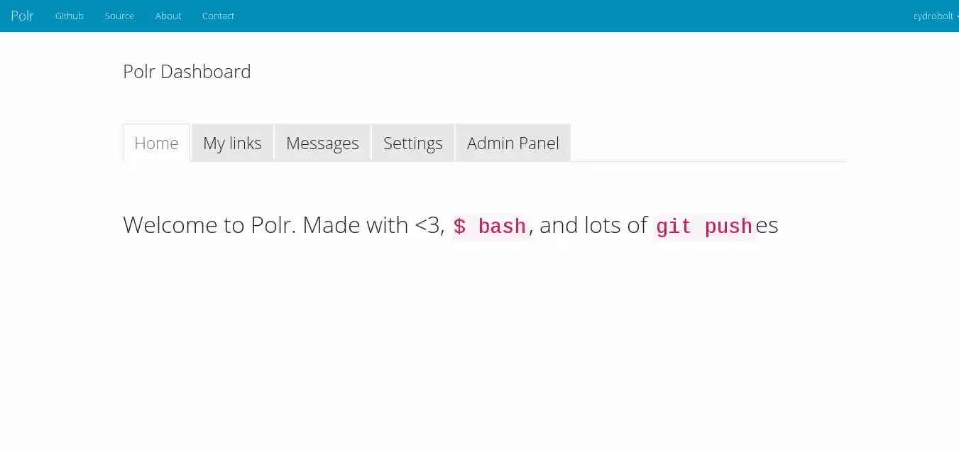 Download web tool or web app Polr URL Shortener Download web tool or web app Polr URL Shortener