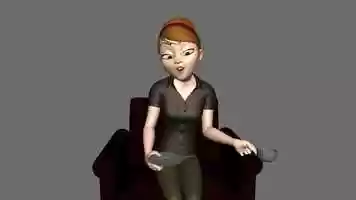 Free download Posh Lady Lip Sync Animation video and edit with RedcoolMedia movie maker MovieStudio video editor online and AudioStudio audio editor onlin