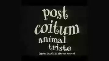Free download Post Coïtum, Animal Triste en français HD (FRENCH) Streaming.mp4 video and edit with RedcoolMedia movie maker MovieStudio video editor online and AudioStudio audio editor onlin