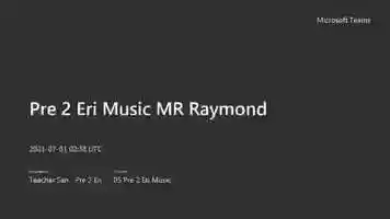 Free download Pre 2 Eri Music MR Raymond-20210701_023806-Meeting Recording.mp4 video and edit with RedcoolMedia movie maker MovieStudio video editor online and AudioStudio audio editor onlin