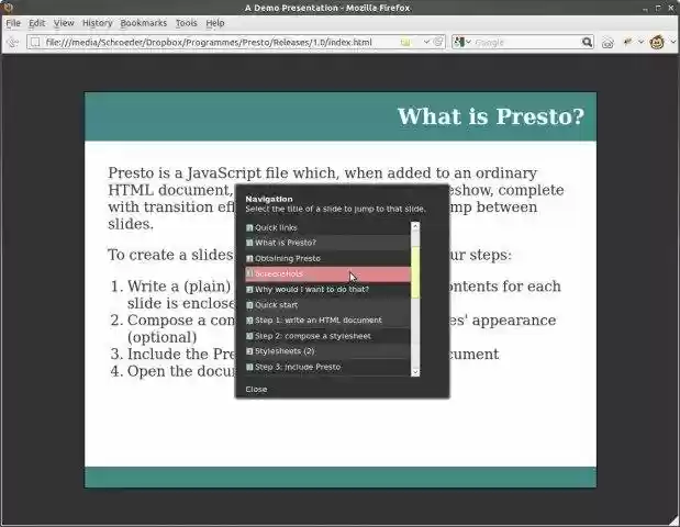 Download web tool or web app Presto Download web tool or web app Presto