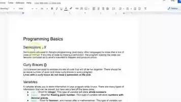 Free download Programming Basics Intro.mp4 video and edit with RedcoolMedia movie maker MovieStudio video editor online and AudioStudio audio editor onlin