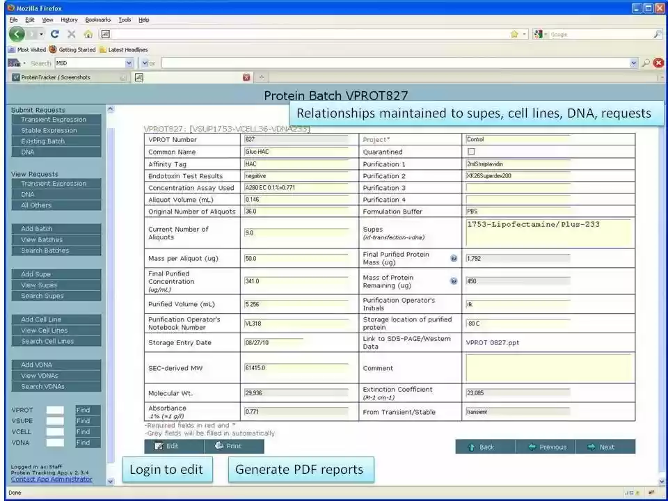 Download web tool or web app ProteinTracker