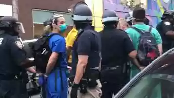 Free download Protestors, Nurses Become Targets of Police Repression Under NYC Curfew video and edit with RedcoolMedia movie maker MovieStudio video editor online and AudioStudio audio editor onlin