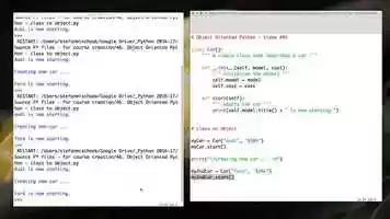 Free download Python OOP - Creating Objects from Classes video and edit with RedcoolMedia movie maker MovieStudio video editor online and AudioStudio audio editor onlin