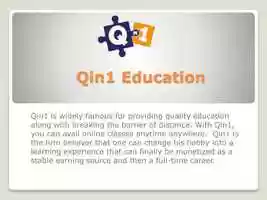 Free download Qin1 Education - online educational program video and edit with RedcoolMedia movie maker MovieStudio video editor online and AudioStudio audio editor onlin
