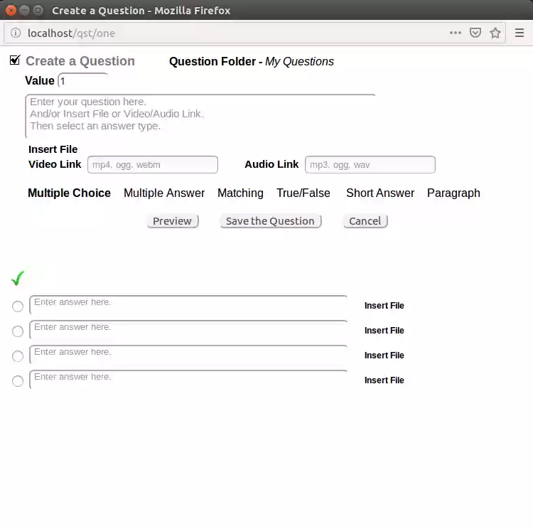 Q Interactive Testing Questionnaires QST Quiz/Survey/Test Online