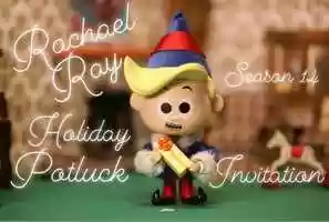 Free download Rachael Ray S14 Potluck Invite! video and edit with RedcoolMedia movie maker MovieStudio video editor online and AudioStudio audio editor onlin