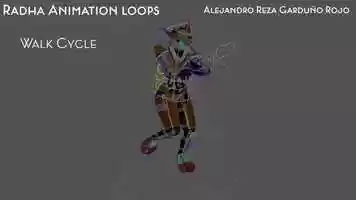 Free download Radha Animation Loops (Anthro Character) video and edit with RedcoolMedia movie maker MovieStudio video editor online and AudioStudio audio editor onlin