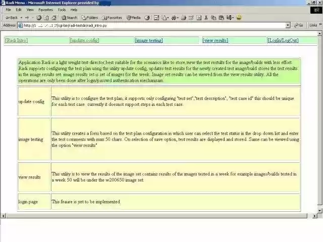 Download web tool or web app Radi a light weight test director tool Download web tool or web app Radi a light weight test director tool