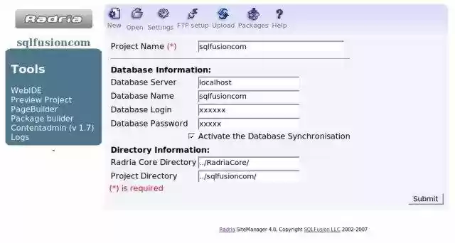 Download web tool or web app Radria