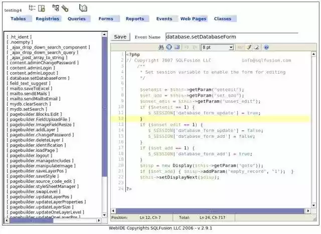 Download web tool or web app Radria