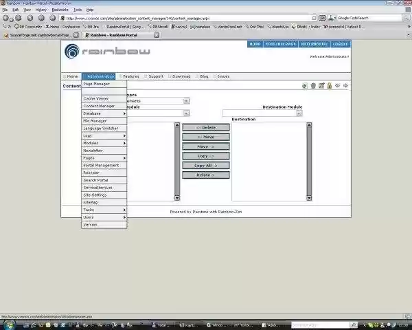 Download web tool or web app RainbowPortal