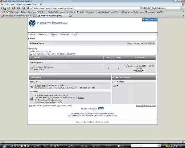 Download web tool or web app RainbowPortal