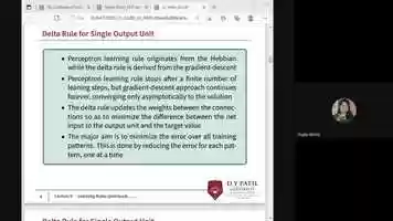 Free download RAIT_EL_BE DLO_NNFL_Lec_YM_Delta Learning rule, applications video and edit with RedcoolMedia movie maker MovieStudio video editor online and AudioStudio audio editor onlin