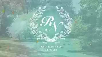 Free download Red  Nikkie Wedding Monogram Animation video and edit with RedcoolMedia movie maker MovieStudio video editor online and AudioStudio audio editor onlin