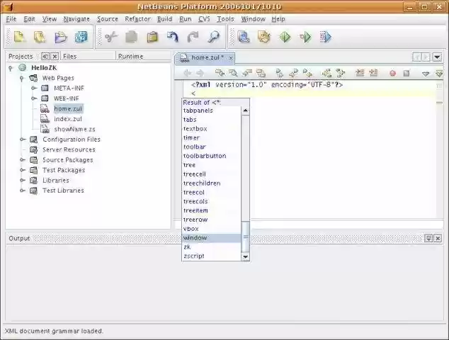 Download web tool or web app REM - A NetBeans Module for ZK