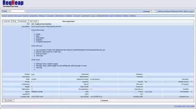 Download web tool or web app Requirement Heap
