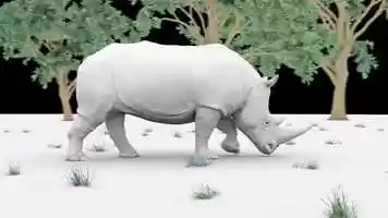 Free download RHINO_ Walk by Anil at Creature Animation Workshop CAW video and edit with RedcoolMedia movie maker MovieStudio video editor online and AudioStudio audio editor onlin
