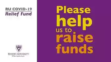 Free download Rhodes University Covid-19 Relief fund call to action video and edit with RedcoolMedia movie maker MovieStudio video editor online and AudioStudio audio editor onlin