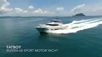 Free download Riviera 68 Sports Motor Yacht, Fatboy, arrives in Phuket video and edit with RedcoolMedia movie maker MovieStudio video editor online and AudioStudio audio editor onlin