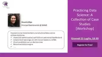 Free download RLadies Italy Practising Data Science ft. Rosaria Silipo @KNIME video and edit with RedcoolMedia movie maker MovieStudio video editor online and AudioStudio audio editor onlin