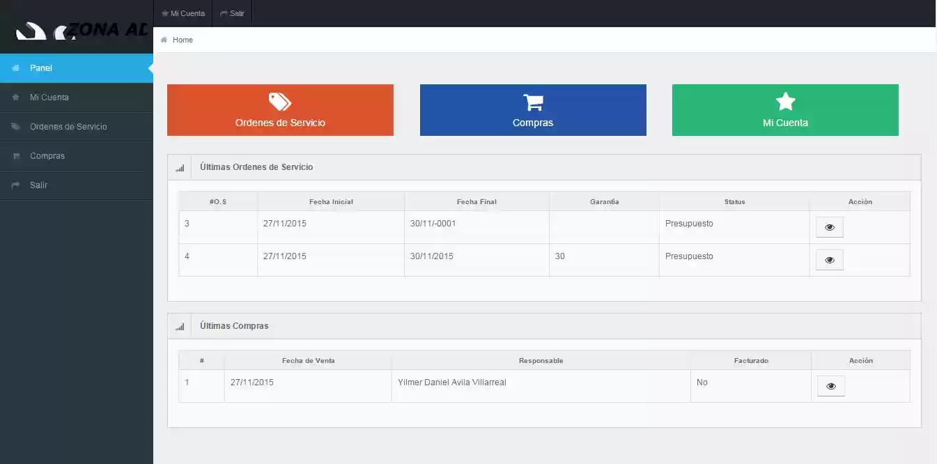 Download web tool or web app RMA mapos