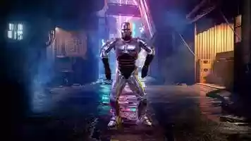 Free download RoboCop does a robot dance video and edit with RedcoolMedia movie maker MovieStudio video editor online and AudioStudio audio editor onlin