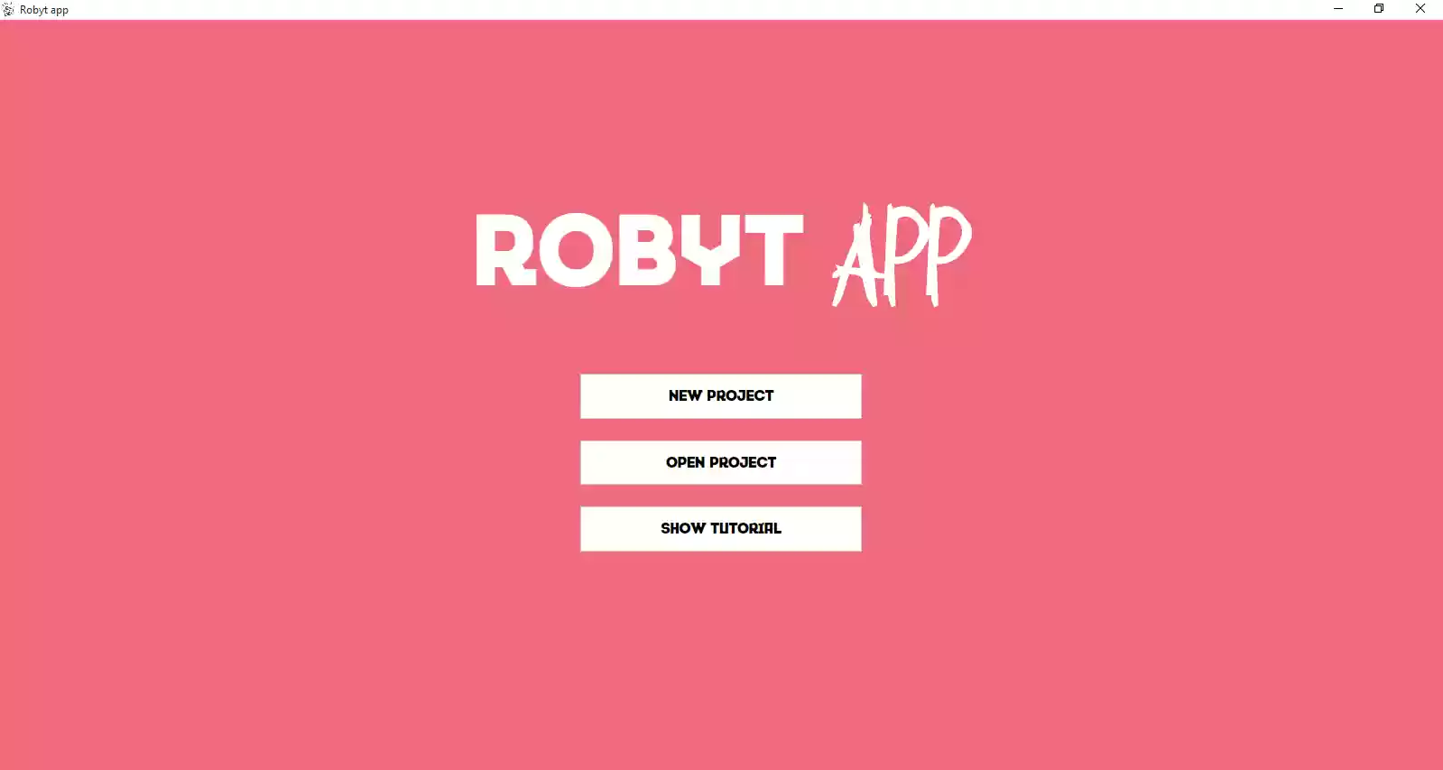 Download web tool or web app Robyt app 2.0