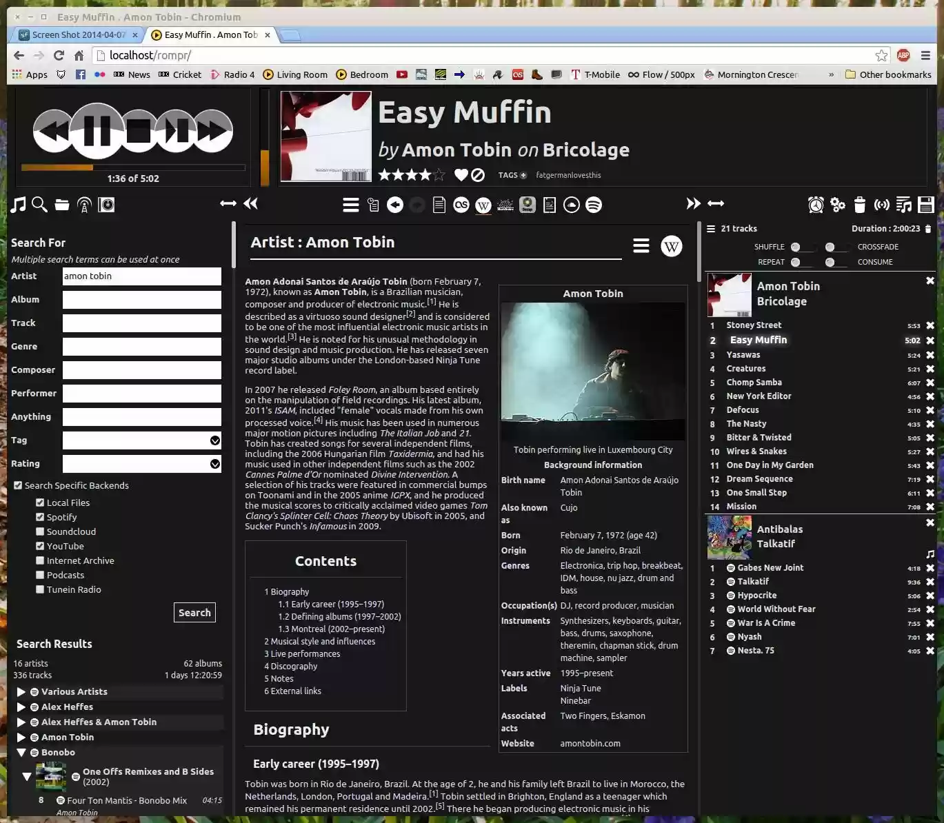 Download web tool or web app Rompr Download web tool or web app Rompr