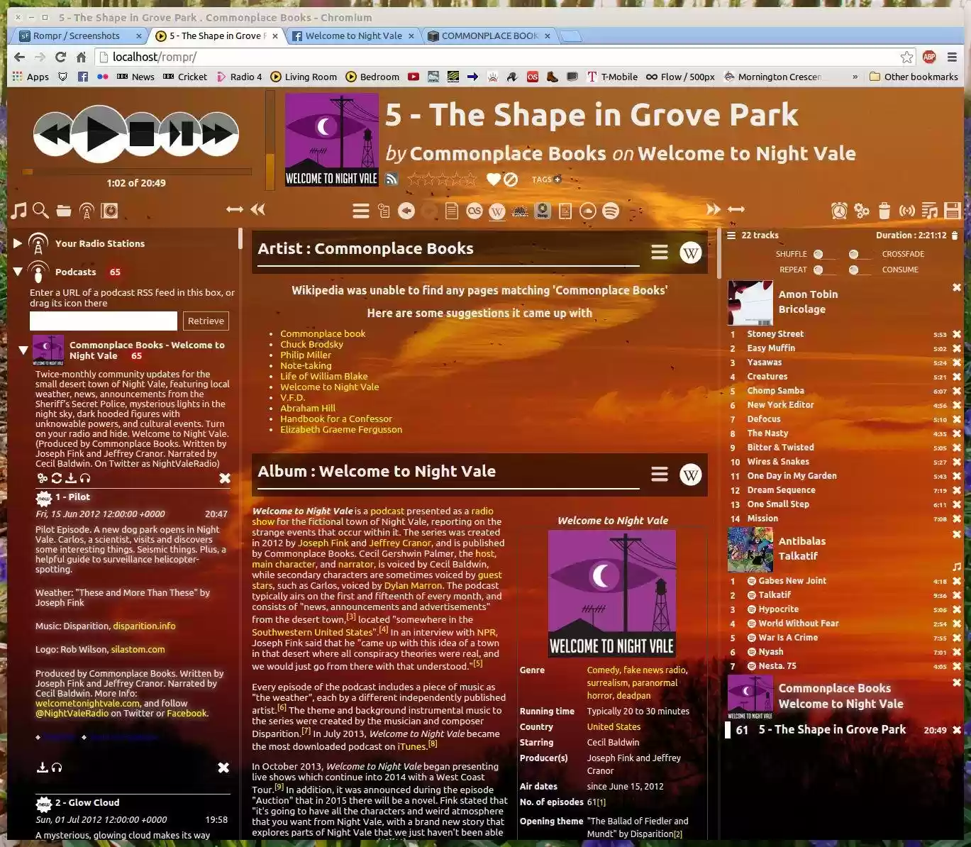 Download web tool or web app Rompr Download web tool or web app Rompr