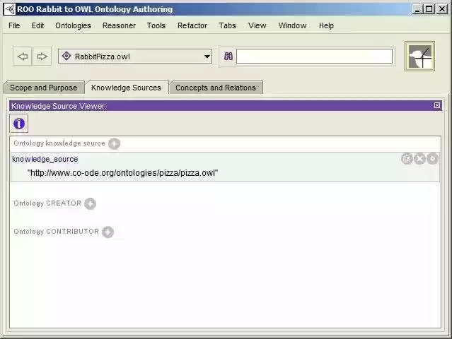Download web tool or web app ROO Rabbit to OWL Ontology construction Download web tool or web app ROO Rabbit to OWL Ontology construction