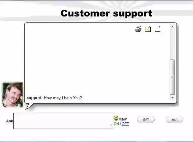 Download web tool or web app Sales Syntax Live Help