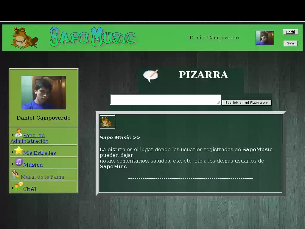 Download web tool or web app Sapo Music