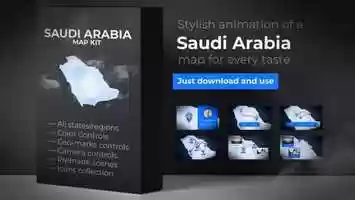 Free download Saudi Arabia Map - Kingdom of Saudi Arabia Map Kit | After Effects Project Files - Videohive template video and edit with RedcoolMedia movie maker MovieStudio video editor online and AudioStudio audio editor onlin