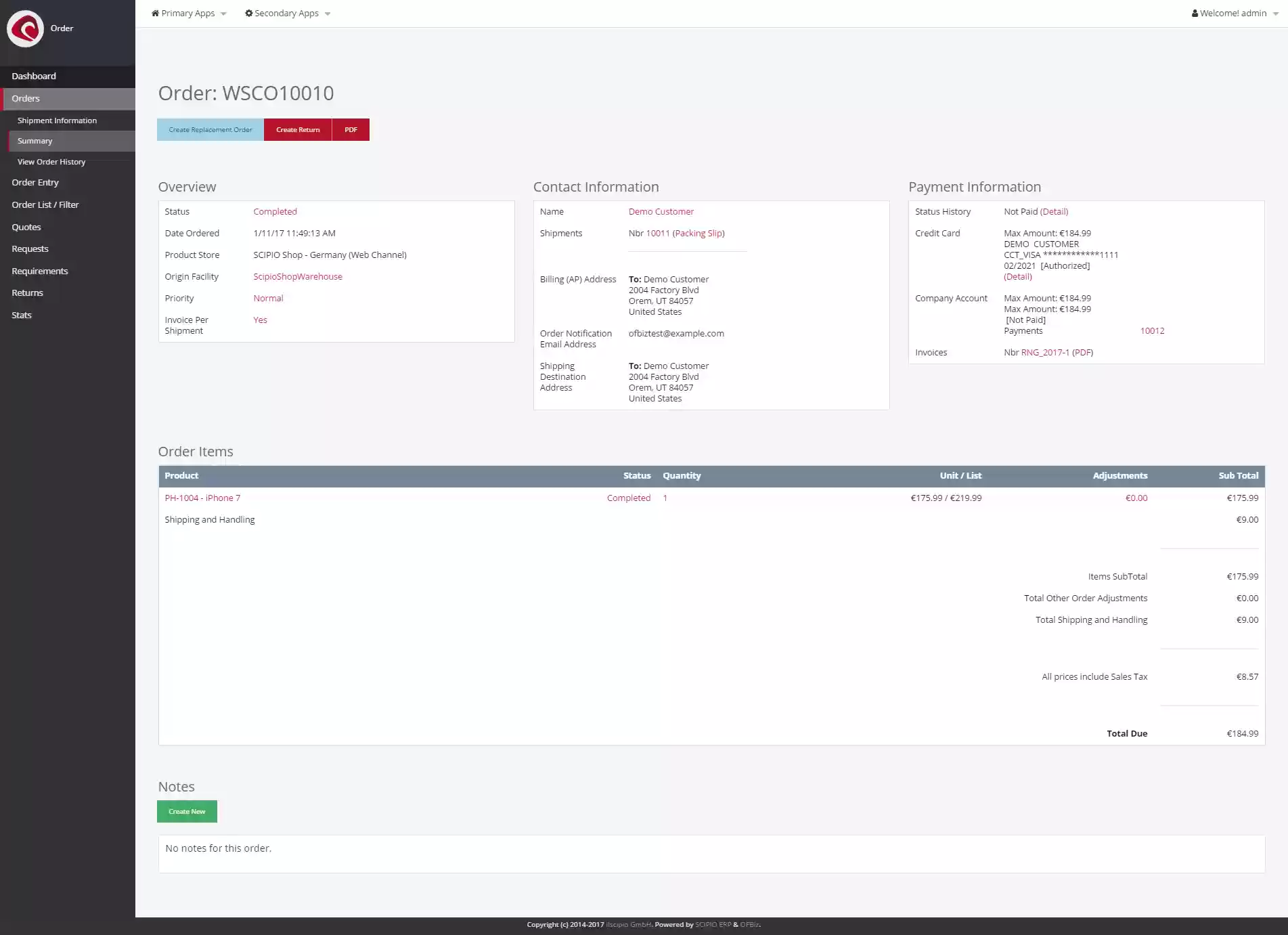 Download web tool or web app Scipio ERP