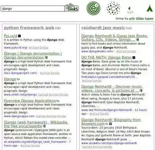 Download web tool or web app Seeks