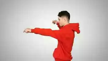 Free download Serious Cool Young Man Walking and Dancing Hip Hop on Gradient | Stock Footage - Videohive video and edit with RedcoolMedia movie maker MovieStudio video editor online and AudioStudio audio editor onlin