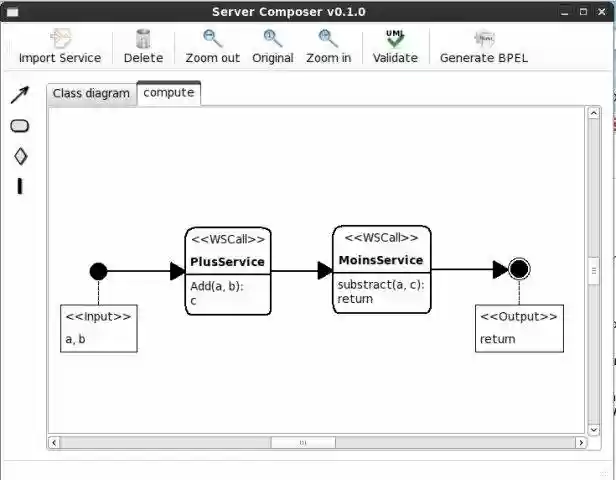 Download web tool or web app ServiceComposer