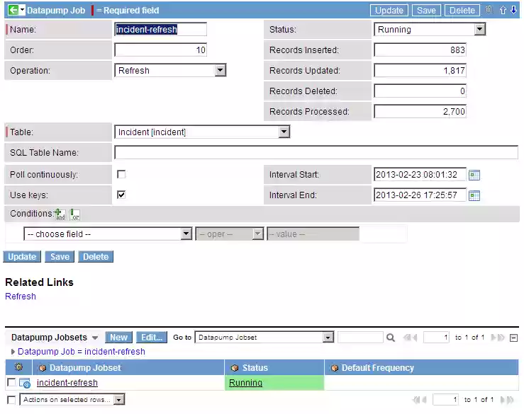 Download web tool or web app ServiceNow Data Mart Loader