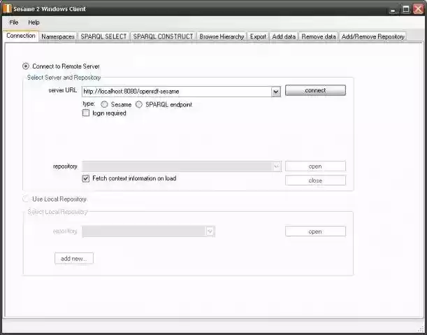 Download web tool or web app Sesame Windows Client Download web tool or web app Sesame Windows Client