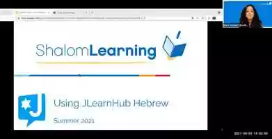 Free download ShalomLearnings JLearnHub Hebrew Curriculum Summer Training 9/3 video and edit with RedcoolMedia movie maker MovieStudio video editor online and AudioStudio audio editor onlin