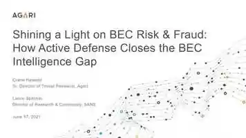 Free download Shining a Light on BEC Risk and Fraud: How Active Defense Closes the BEC Intelligence Gap video and edit with RedcoolMedia movie maker MovieStudio video editor online and AudioStudio audio editor onlin