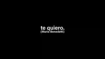 Free download Short Film - TE QUIERO, Mario Benedetti video and edit with RedcoolMedia movie maker MovieStudio video editor online and AudioStudio audio editor onlin